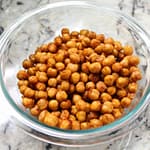 spicy roasted chickpeas